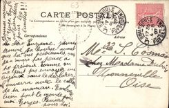 VINTAGE POSTCARD the Valley De Vendeix