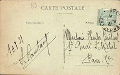 VINTAGE POSTCARD Picturesque Auvergne Seen from Of the Summit Of Puy de Dome Southern Puys and sea of clouds