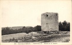 CPA Environs d'Arles Fontvielle Moulin de A Daudet