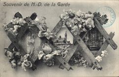 CPA Souvenir De ND de La Garde