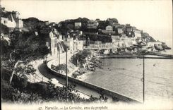 CPA Marseille La Corniche Anse Du Prophete