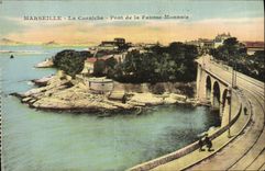 CPA Marseille La Corniche Pont de la Fausse Monnaie