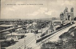 CPA Marseille Vue Generale des Bassins de la Joliette 