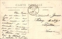 CPA Poitiers Vue du Clain au Pont Saint Cyprien