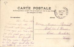 CPA Poitiers Rue Victor Hugo et Hotel de Ville 