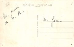 POSTAL Poitiers de la VENDIMIA una esquina bonita del lago del parque de Blossac