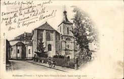 CPA Poitiers L'eglise Saint Hilaire le Grand facade laterale nord 