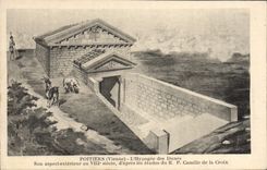 CPA Poitiers L'Hypogee des Dunes Chevre Bouc