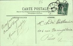 CPA Poitiers Panorama pris de Notre Dame des Dunes 