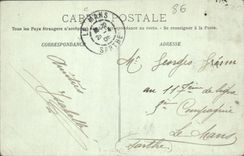 CPA Poitiers Panorama pris du Boulevard Aboville 