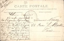 CPA Poitiers Palais de Justice Cheminee et verrieres de la Salle des Pas Perdus 