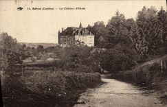 VINTAGE POSTCARD Brive the Castle of Enval