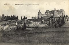 VINTAGE POSTCARD Hautefort View