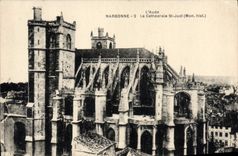 POSTAL Narbonne de la VENDIMIA el St de la catedral apenas