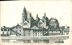 CPA Perigueux La Cathedrale Saint Front 