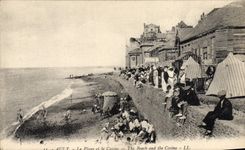 VINTAGE POSTCARD Ault the Beach and the Casino