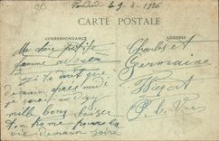 VINTAGE POSTCARD Damery Bridge destroyed in 1914 by the Militaria Germans