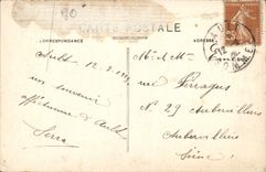 VINTAGE POSTCARD Ault On Sand and Cliff towards Onival