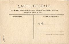 VINTAGE POSTCARD Abbeville Panoramic View taken of St Jacques