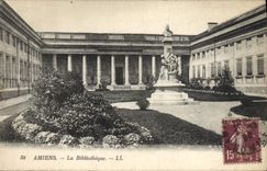 CPA Amiens La Bibliotheque 