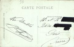 VINTAGE POSTCARD Amiens the Cathedral Monument of the Whining Angel