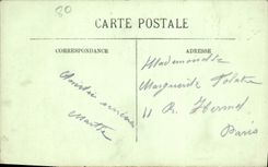 VINTAGE POSTCARD Abbeville Detant of the Monument of the Admiral Courbet