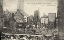 VINTAGE POSTCARD Albert Bombarde Militaria