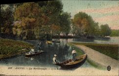 CPA Amiens Les Hortillonnages L'Ile robinson 