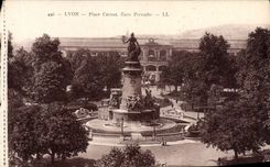 La POSTAL Lyon de la VENDIMIA coloca Carnot Gare Perrache