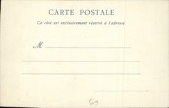 Cortes de ley de Lyon de la POSTAL de la VENDIMIA Coleau de Fourviere