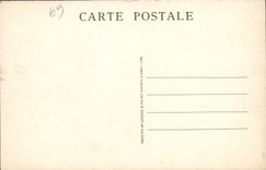 VINTAGE POSTCARD Artistic Lyon prefecture and its gardens