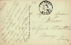 CPA Lyon Le Pont D'Ainay et la Saone