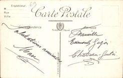 CPA Lyon La Saone et vue generale prise de l'ascenseur 