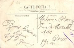 POSTAL Lyon de la VENDIMIA el puente de Lafayette