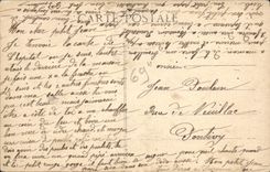 VINTAGE POSTCARD Sainte Foy Lyon New Hospital principal frontage