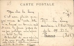 VINTAGE POSTCARD Lyon the Morand Bridge and Coteau of Fourviere