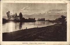 CPA Grenoble Bords de L'Isere Levar de Soleil