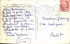 CPA Grenoble Palais de Justice