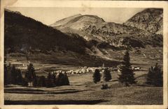 VINTAGE POSTCARD Collar of the Genevre Mount View