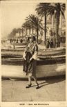 CPA Nice Quai Des Etats Unis Folklore