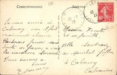 VINTAGE POSTCARD Ile Holy Saint Honorat the Old Monastery strengthens