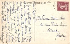 CPA Nice Entree du Port Bateau