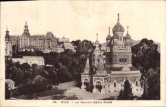 CPA Nice La Nouvelle Eglise Russe Russie Russia