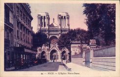 CPA Nice L'Eglise Notre Dame