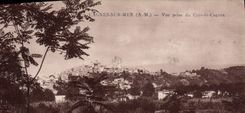 CPA Cagnes sur Mer Vue prise du Cros de Cagnes