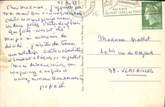 Opinión Baou del blanco y Baou de Vence de la POSTAL de la VENDIMIA de los negros