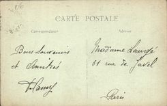 VINTAGE POSTCARD Nice the Garden Albert the 1st water Part