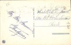 Funcionamientos de la POSTAL de la VENDIMIA Menton viejos una calle