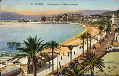 CPA Cannes La Croisette et le Mont Chevalier