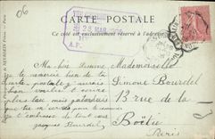 VINTAGE POSTCARD Antibes Seen from of Gravette